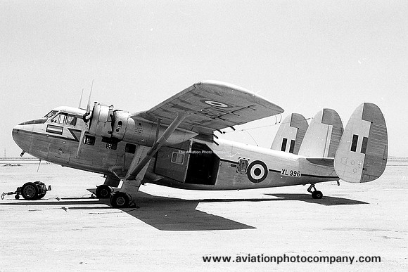 RAF 152 Squadron SAL Twin Pioneer CC.1 XL996 (1966)