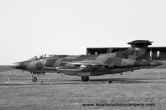 RAF 15 Squadron Blackburn Buccaneer S.2B XW534 at Nordholz (1977)