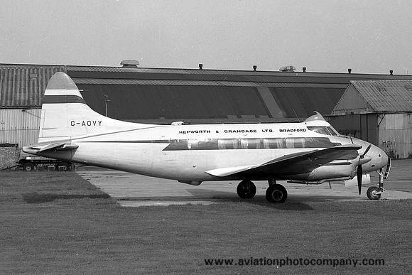 Hepworth and Grandage Ltd Bradford De Havilland Dove G-AOVY (1962)