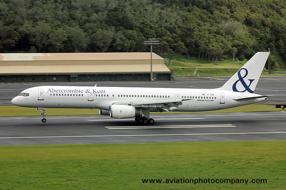 Abercrombie and Kent Boeing 757-200 TF-FIW at Lajes (2015)