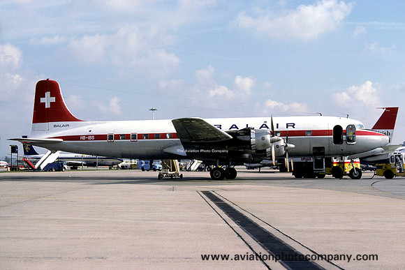Balair Douglas DC-6 HB-IBS (1978)