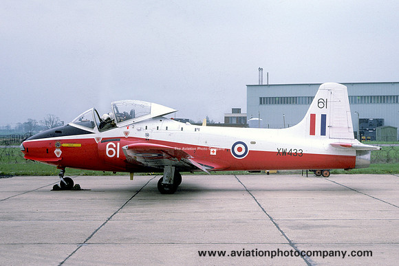 RAF 3 FTS Hunting Jet Provost T.5 XW433/61 (1978)