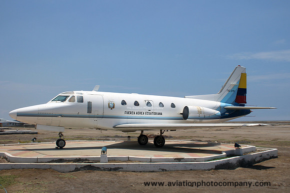 Ecuadorian Air Force North American Sabreliner FAE049 preserved at Salinas (2014)