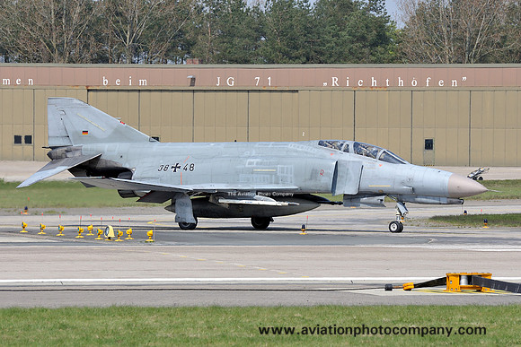 German Air Force JG71 McDonnell F-4F Phantom 38+48 at Wittmund (2013)