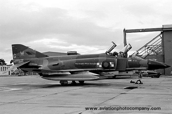 RAF 56 Squadron McDonnell F-4M Phantom FGR.2 XV494/G at RAF Lossiemouth (1981)
