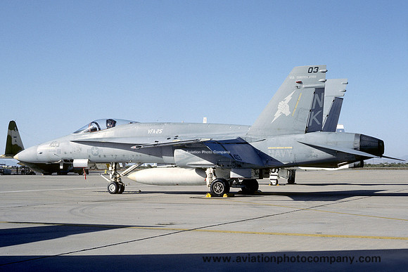 US Navy VFA-25 McDonnell Douglas F/A-18A Hornet 161942/NK-403 (1984)