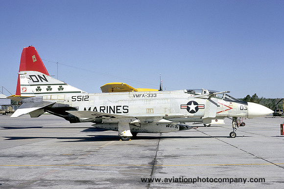 USMC VMFA-333 McDonnell F-4J Phantom 155512/DN-03 (1974)