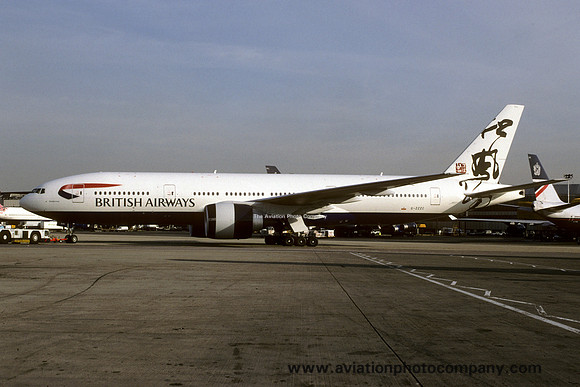 British Airways Boeing 777-200 G-ZZZC (World Tail) (1998)