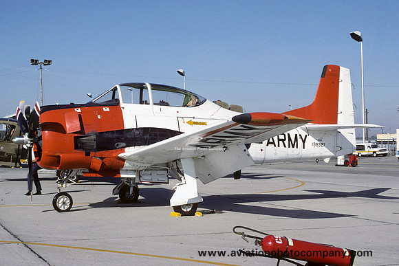 US Army North American T-28B Trojan 138327 (1976)