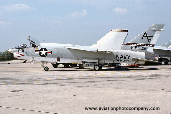US Navy VFP-206 Chance RF-8G Crusader 145625/AF-631 (1975)