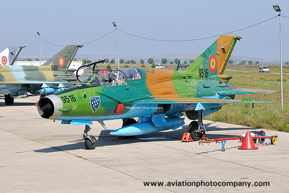 Romanian Air Force Esc 711 Mikoyan MiG-21 LancerC 9516 (2015)