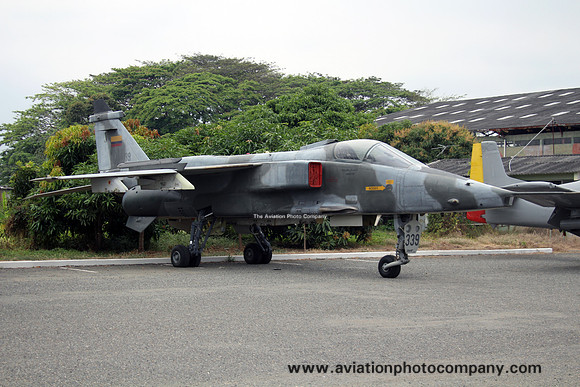 Ecuadorian Air Force Sepecat Jaguar ES FAE339 preserved at Taura (2014)
