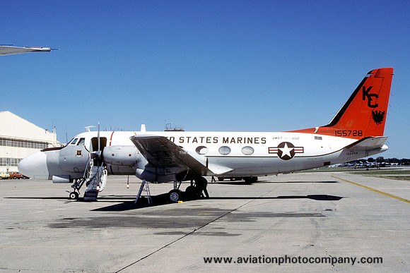 US Marines VMAT(AW)-202 Grumman TC-4C Academe 155728/KC (1980)