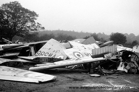 Royal Navy Hawker Sea Fury parts at Lasham