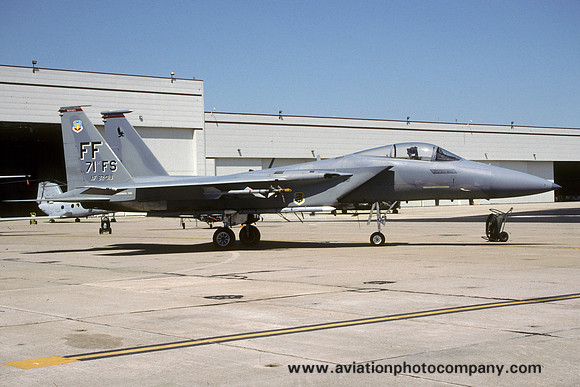 USAF 1 FW 71 FS McDonnell Douglas F-15C Eagle 82-0019/FF (2001)