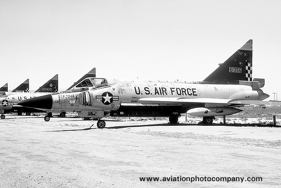 USAF 57 FIS Convair F-102A Delta Dagger 56-1356 at MASDC Davis Monthan (1972)