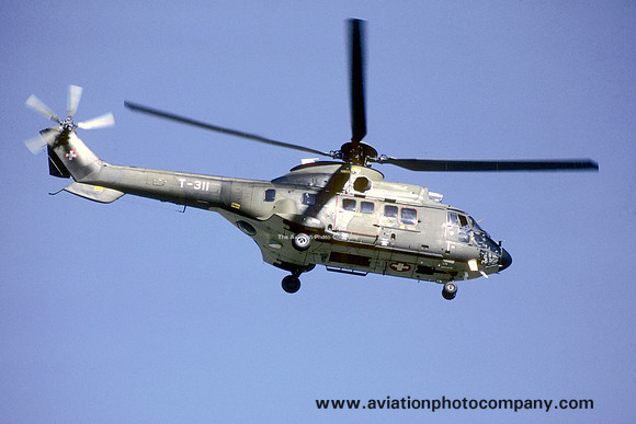 Swiss Air Force Aerospatiale AS.332 Puma T-311 (1987)