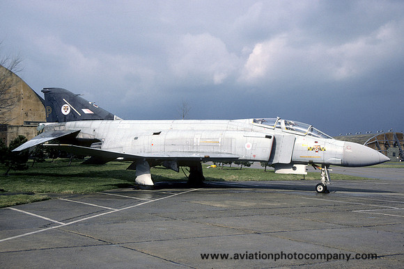 RAF 74 Squadron McDonnell F-4J Phantom ZE361 BDRF at RAF Honninton (1992)