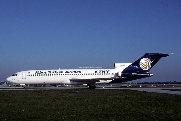 Kibris Turkish Airlines Boeing 727 TC-JEC at Munich (1997)