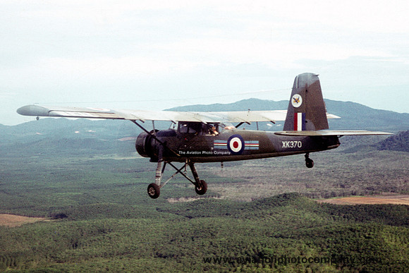 RAF 20 Squadron SAL Pioneer CC.1 XK370 Air to Air