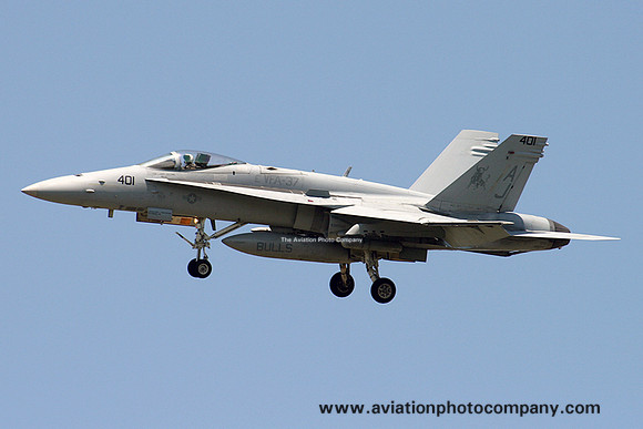 US Navy VFA-37 McDonnell Douglas F/A-18C Hornet 165187/AJ-401 at NAS Oceana (2015)
