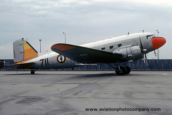 French Navy Douglas C-47D Dakota 711 (1980)