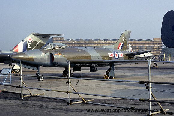 RAF 79 Squadron Supermarine Swift FR.1 WK281/S at RAF Finningley (1973)