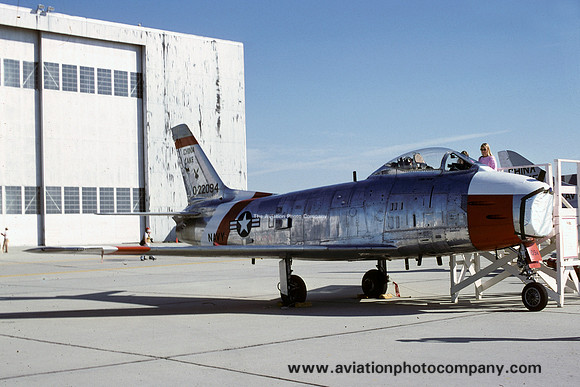 US Navy China Lake North American F-86H Sabre 522094 (1976)