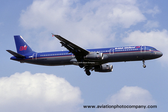 British Midland Airbus A321-200 G-MIDI (1999)