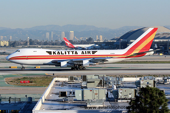 Kalitta Air Boeing 747-200F at Los Angeles IAP (2013)