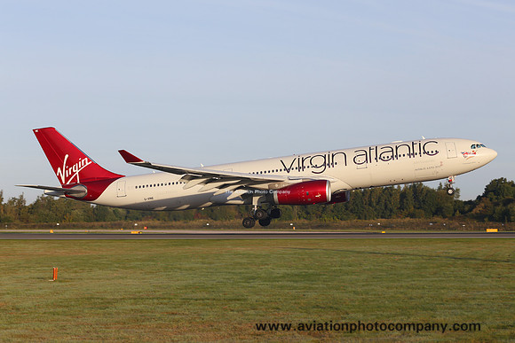 Virgin Atlantic Airbus A330-300 G-VINE at Manchester (2015)