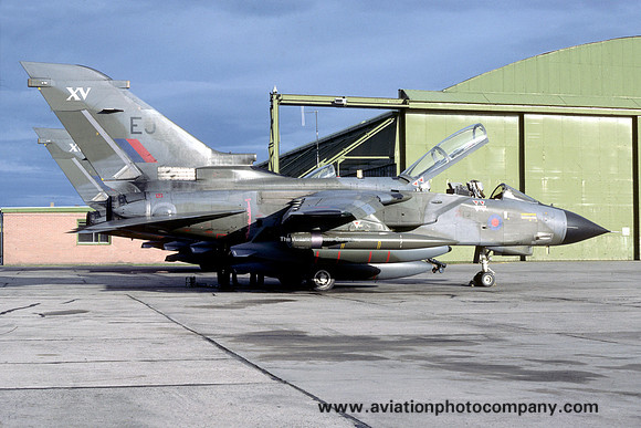 RAF 15 Squadron Panavia Tornado GR.1 ZA455/EJ at RAF Lossiemouth (1985)