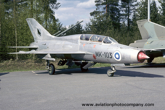 Finnish Air Force Mikoyan MiG-21U MK-103 at Tikkakoski (2005)