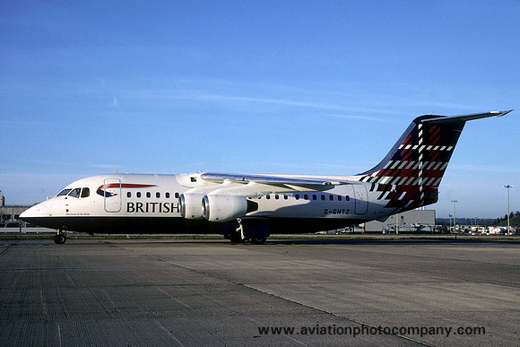 British Airways BAe 146-200 G-GNTZ (1997)
