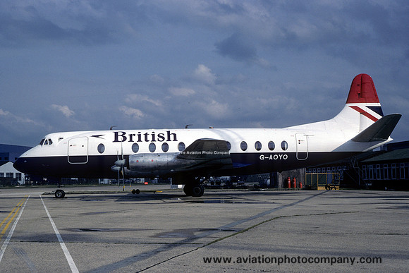 British Airways Vickers Viscount G-AOYO (1980)