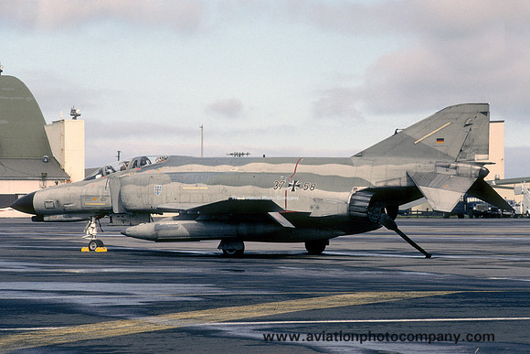 West German Air Force JBG35 McDonnell F-4F Phantom 37+58 (1989)