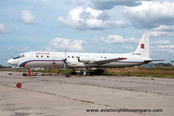 Russian Air Force Ilyushin Il-18D RA-75464 at Chakalovsky (2012)