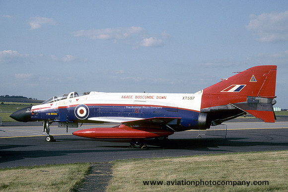 A&AEE McDonnell F-4K Phantom FG.1 XT597 at IAT Boscombe Down (1992)