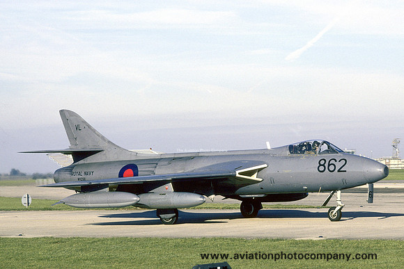 Royal Navy FRADU Hawker Hunter GA.11 WV256/VL862 (1990)