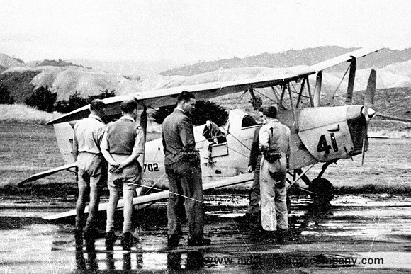RNZAF De Havilland DH82A Tiger Moth NZ702/41
