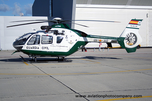 Spanish Guardia Civil Eurcopter EC-135P2 HU.26-04/09-302 at Torrejon (2013)