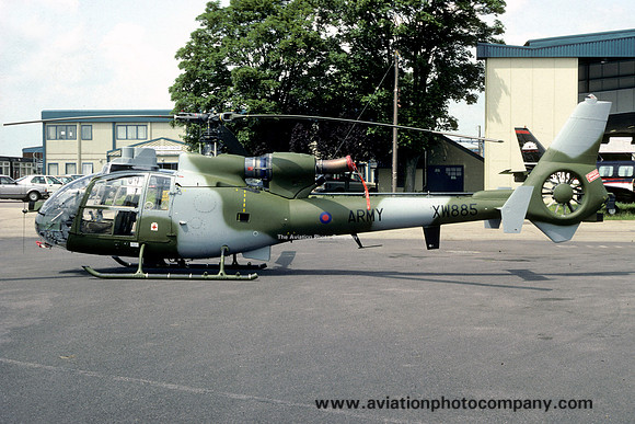 AAC 670 Squadron Westland Gazelle AH.1 XW885 (1992)