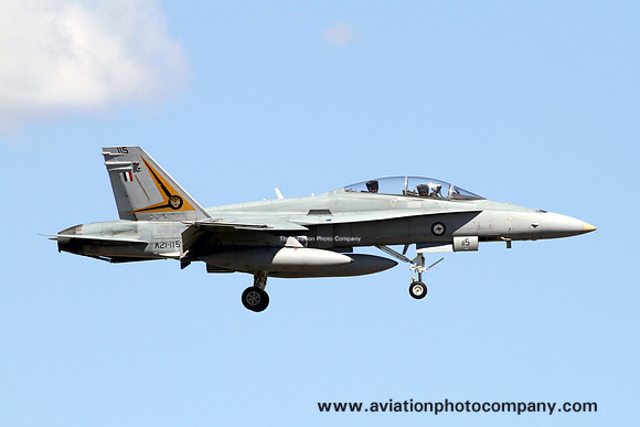 RAAF 2 OCU McDonnell Douglas F/A-18B A21-115 (2011)