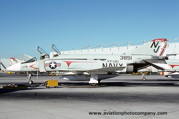 US Navy VF-121 McDonnell F-4J Phantom 153851/NJ-176 (1975)