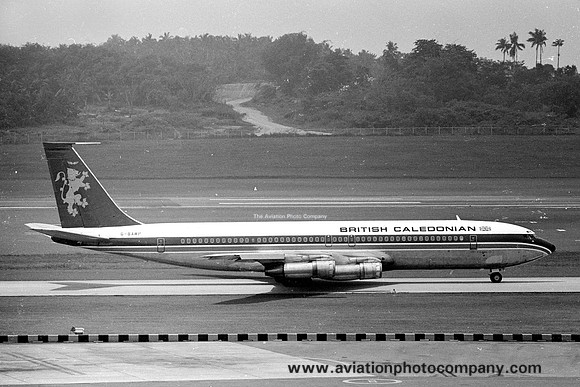 British Caledonian Boeing 707-300C G-BAWP (1975)