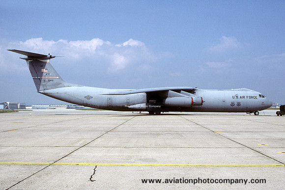 USAF AFRC 445 AW Lockheed C-141B Starlifter 65-9412 at Rhein Main (1999)