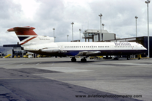 British Airways De Havilland Trident G-AWZA (1981)