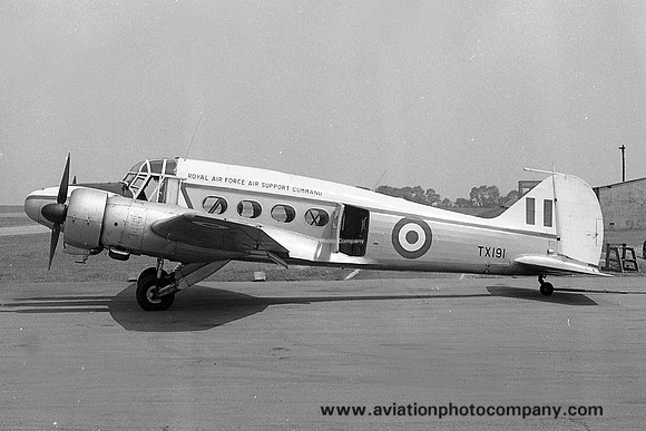 RAF Air Support Command Avro Anson C.19 TX191