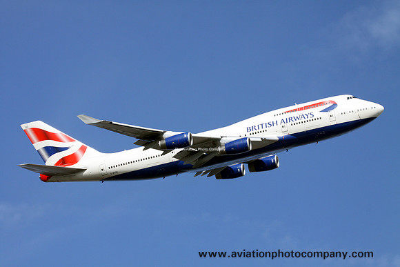 British Airways Boeing 747-400 G-BYGD at London Heathrow (2013)