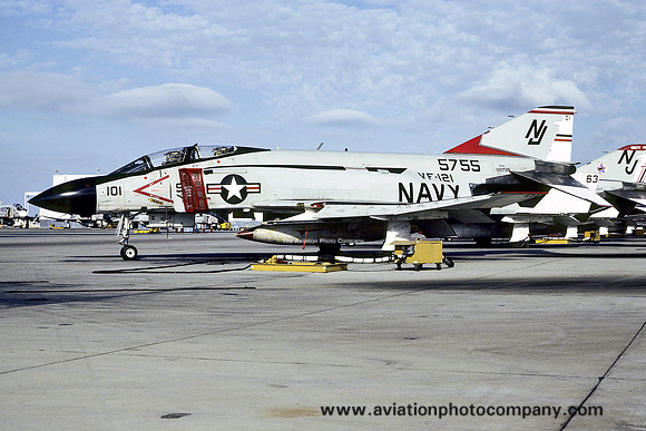 US Navy VF-121 McDonnell F-4J Phantom 155755/NJ-101 (1976)